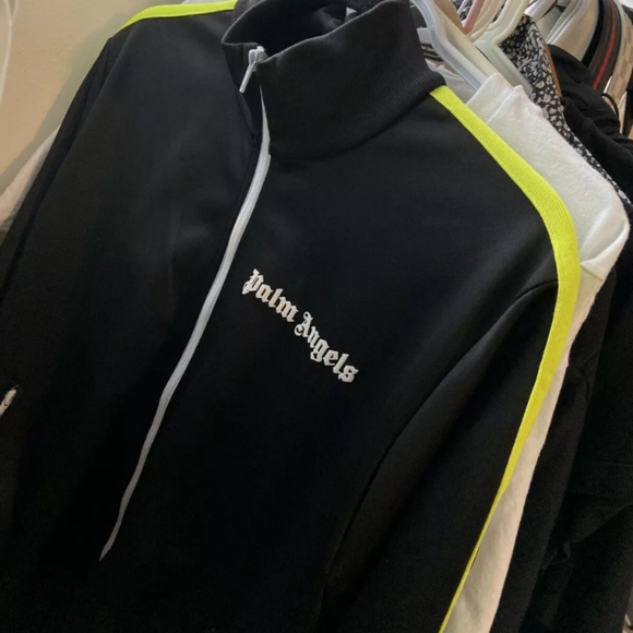 lime green palm angels shirt